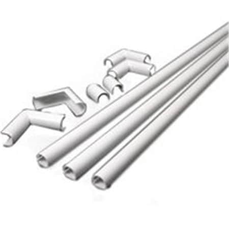Wiremold Wiremold 6699904 White Cord Channel Kit 6699904